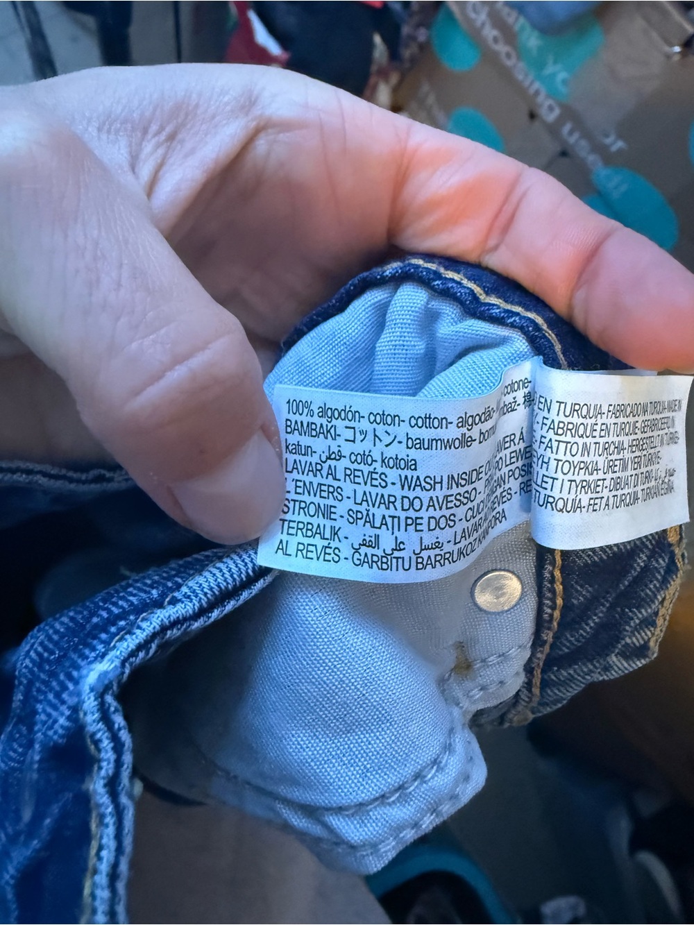 Zara True Blue High Rise Extra Flare Leg Jeans - Picture 5 of 6